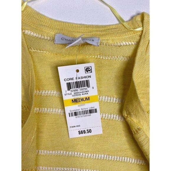 Charter Club Cardigan Sweater Top M Lightweight‎ - Picture 4 of 5